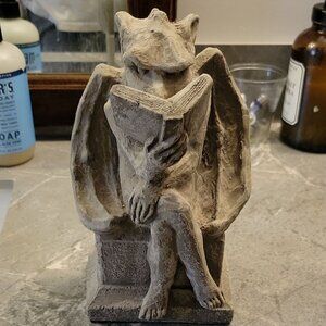Reading Gargoyle - House Decor